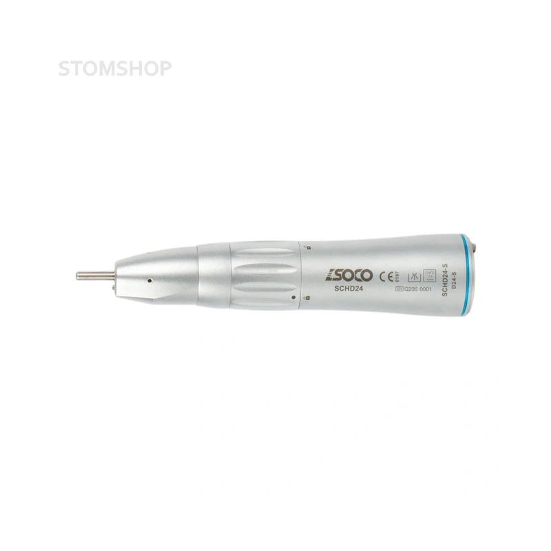 SOCO D24-S - прямой наконечник с фиброоптикой и внутренним охлаждением, 1:1 | SOCO (Китай)