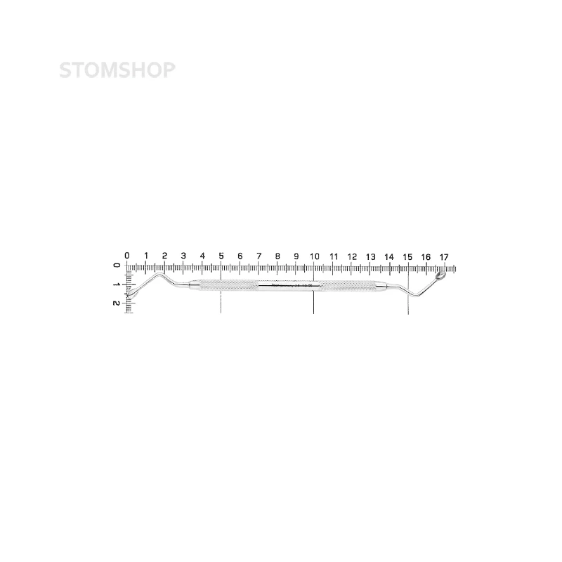Ложка кюретажная овальная Hemingway, 4,0 мм (25-10) | HLW Dental Instruments (Германия)