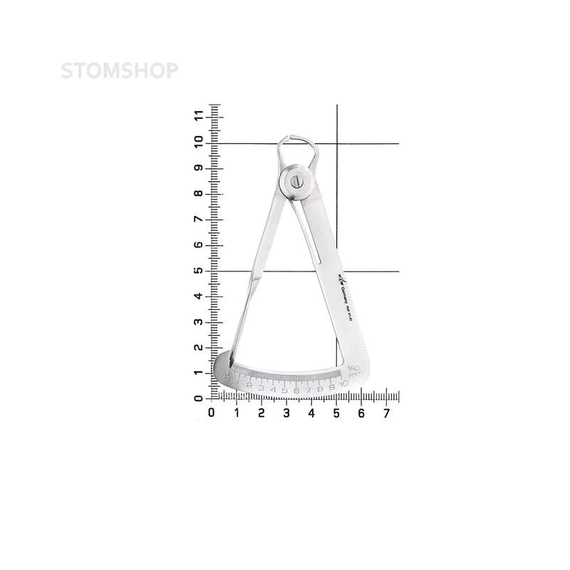 Calibers-Iwanson for Wax - микрометр, 10,5 см | HLW Dental Instruments (Германия)