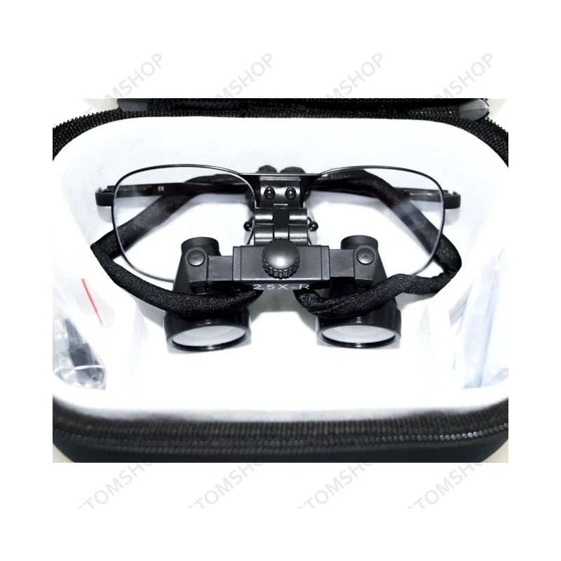 iZoom Flip-up Loupes Metal Frame - стоматологические бинокулярные лупы системы Flip-up на металлической оправе, увеличение 2.5х | DentLight (США)
