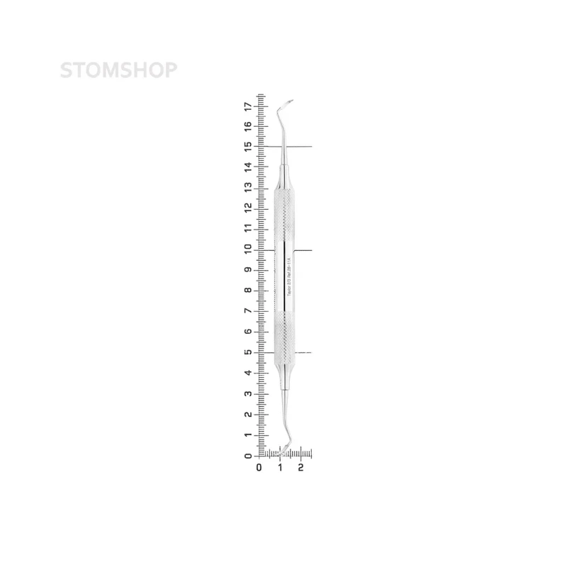 Скейлер пародонтологический, форма T2/3, ручка CLASSIC, диаметр 10 мм | HLW Dental Instruments (Германия)