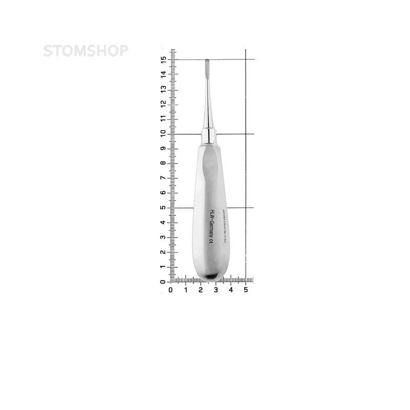 Люксатор изогнутый, 3 мм | HLW Dental Instruments (Германия)