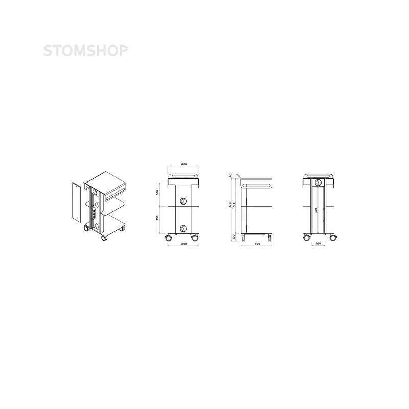 FLEXI 4C - стойка для интраорального сканера | Edarredo (Италия)