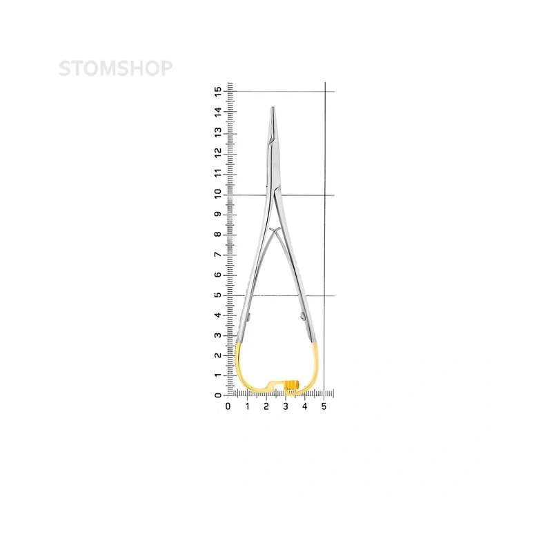Иглодержатель хирургический Mini-Head Lichtenberg TC, длина 140 мм | HLW Dental Instruments (Германия)