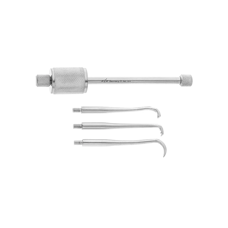 Коронкосниматель ручной nach Morell, односторонний, в комплекте 3 насадки | HLW Dental Instruments (Германия)