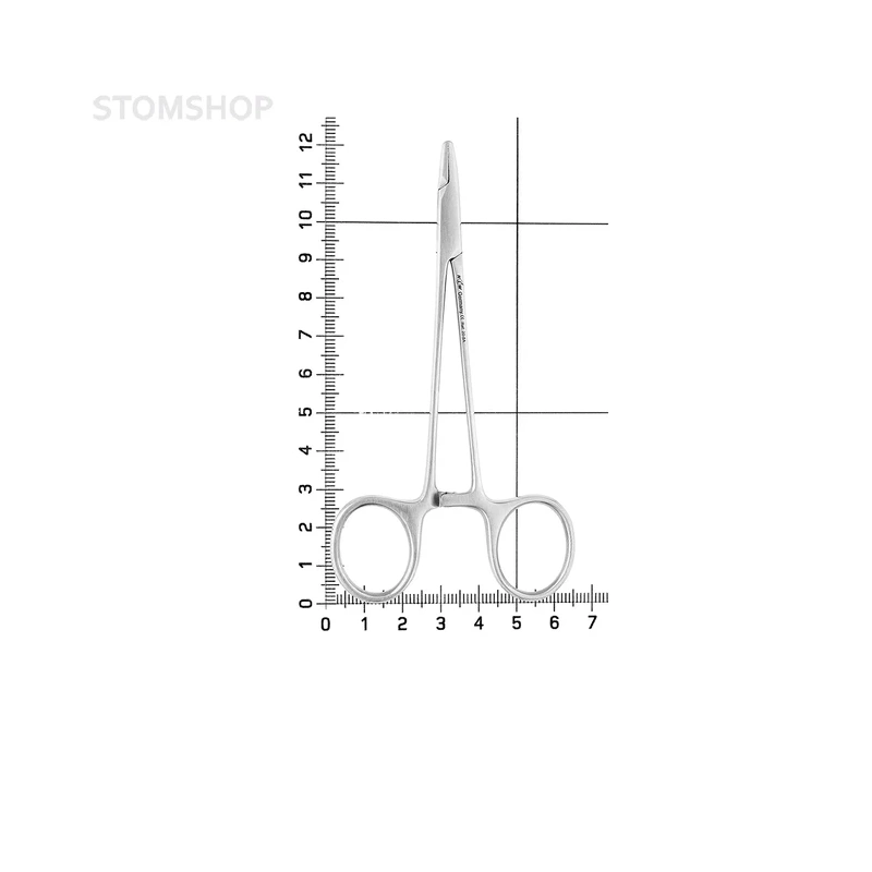 Иглодержатель хирургический гладкий Webster, длина 125 мм | HLW Dental Instruments (Германия)