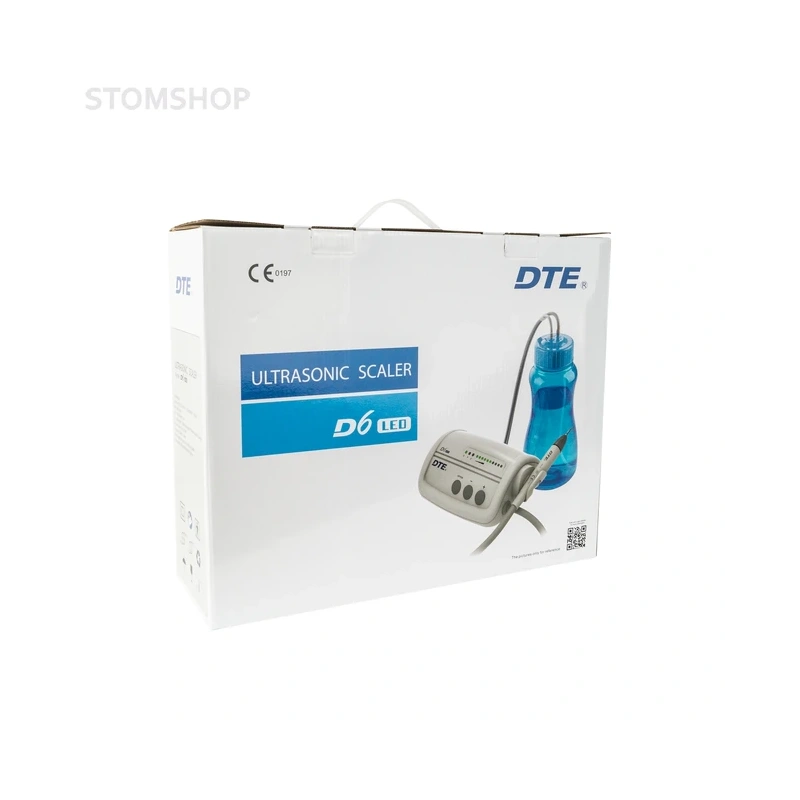 DTE-D6 LED - автономный ультразвуковой скалер с фиброоптикой, 6 насадок в комплекте | DTE (Китай)