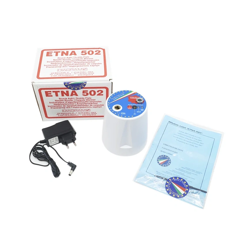 ETNA 502 - прибор для утилизации игл (деструктор игл, иглосжигатель) с функцией подогрева для карпул | Diagram S.r.l. (Италия)