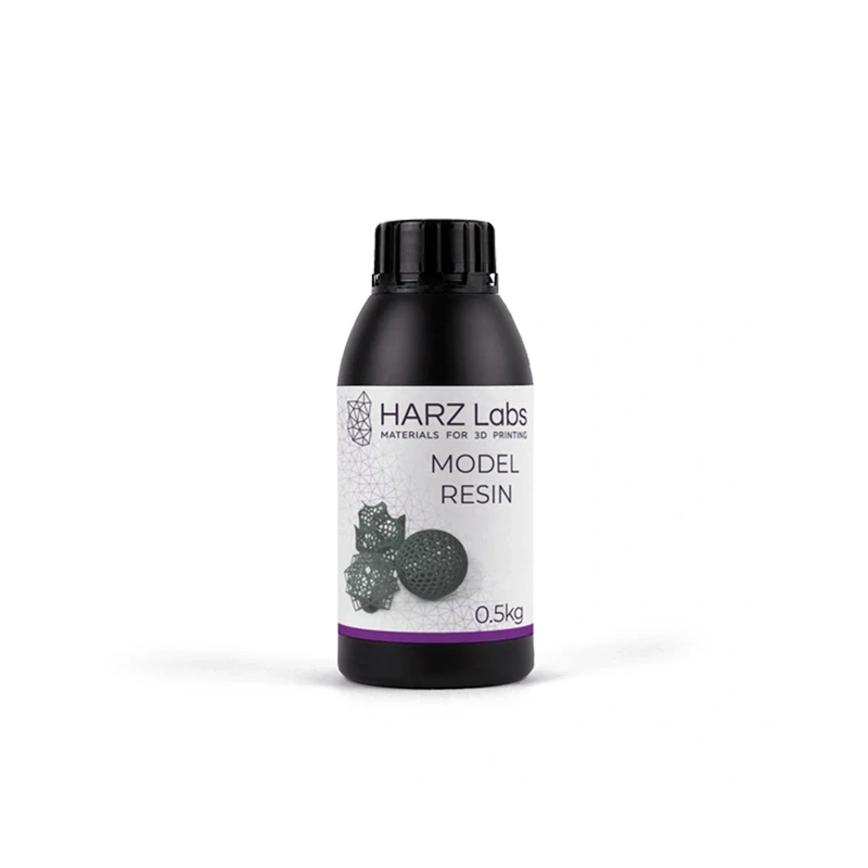 HARZ Labs Model Resin - фотополимерная смола, серый цвет, 0.5 кг | HARZ Labs (Россия)