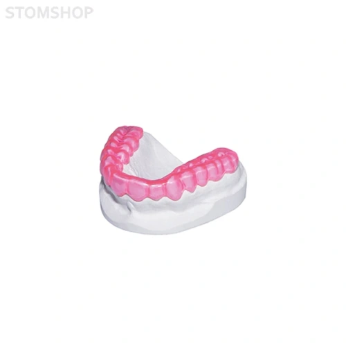 Erkoloc-pro - термоформовочные пластины, цвет розовый, квадратные, 125?125 мм, 10 шт. | Erkodent (Германия)