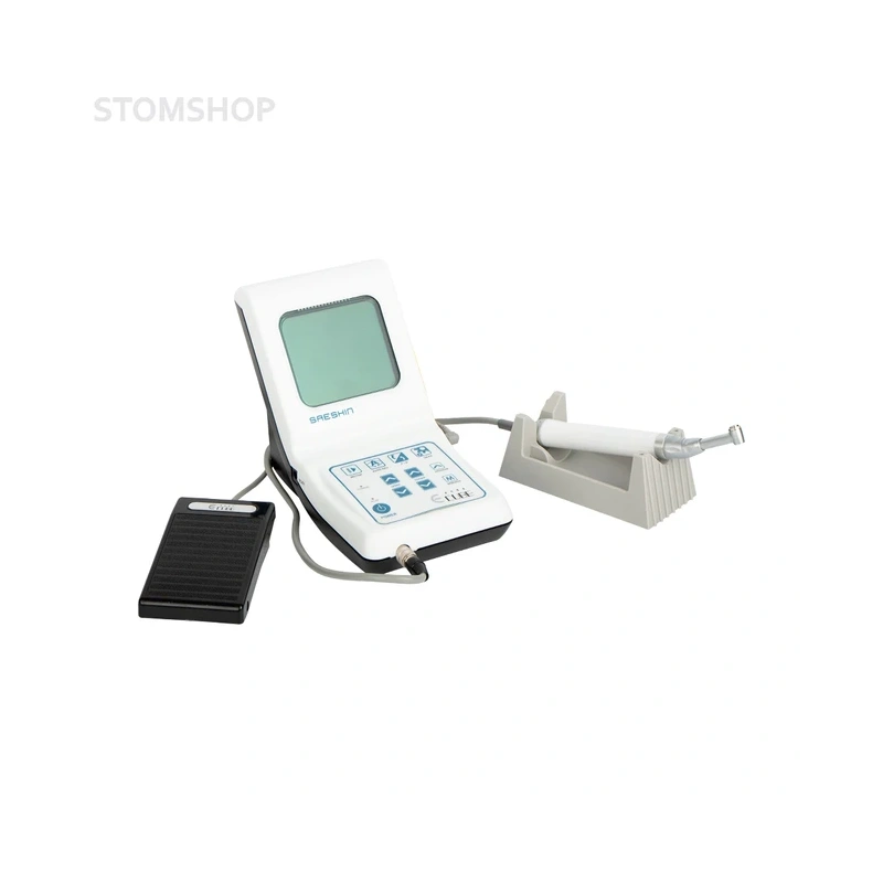 E-Cube EP/ACL(B)-42EP/ON-OFF PEDAL SET - эндомотор в комплекте с наконечником ACL(B)-42EP, 16:1 | Saeshin (Ю. Корея)