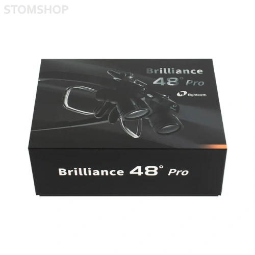 Brilliance 48 Pro - бинокулярные лупы системы Flip-up на металлической оправе, увеличение 5х | Eighteeth (Китай)