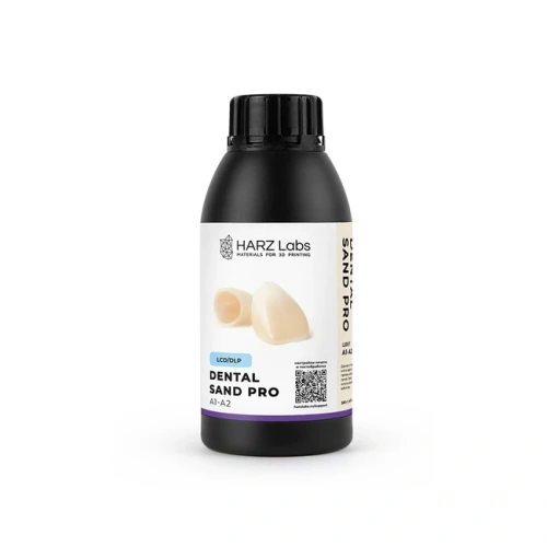 HARZ Labs Dental Sand PRO - фотополимерная смола, цвет A1-A2, 0,5 кг | HARZ Labs (Россия)