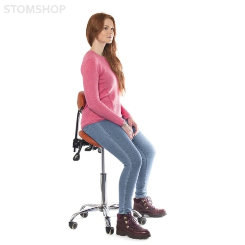 SmartStool S03B - эргономичный классический стул-седло со спинкой | Smartstool (Россия)