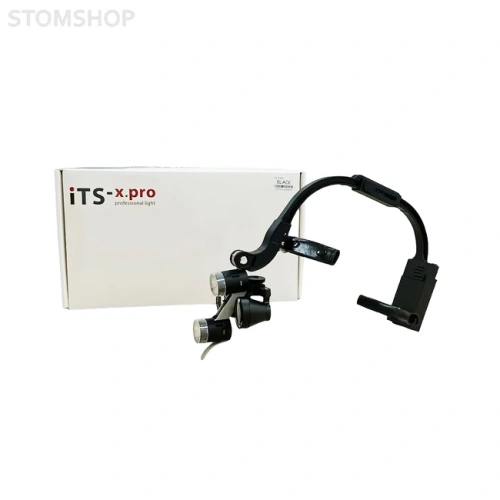 iTS-Set - бестеневой налобный осветитель, две бинокулярные лупы с увеличением 2.5x и 3.5x и четыре сменные линзы с увеличением 1.5x в комплекте | ITS (Россия)
