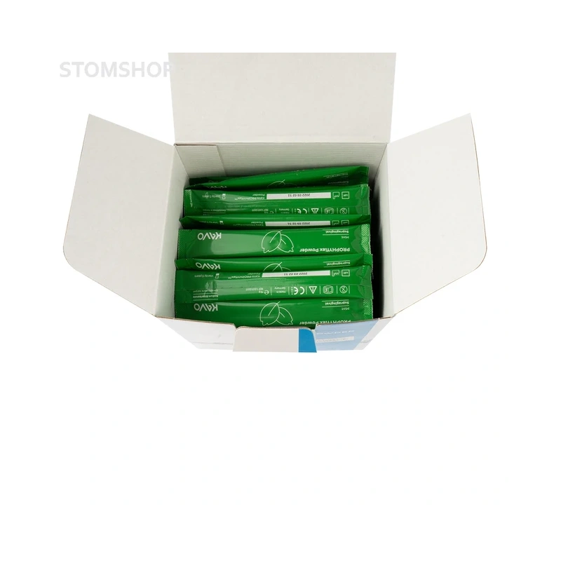 PROPHYflex Powder - профилактический порошок на основе бикарбоната натрия, со вкусом мяты, упаковка (80 шт. по 15 г.) | KaVo (Германия)