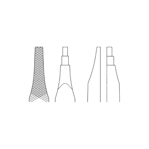 DP301R - плоскогубцы по Tweed, для проволоки диаметром до 0,7 мм, длина 145 мм | B. Braun (Германия)