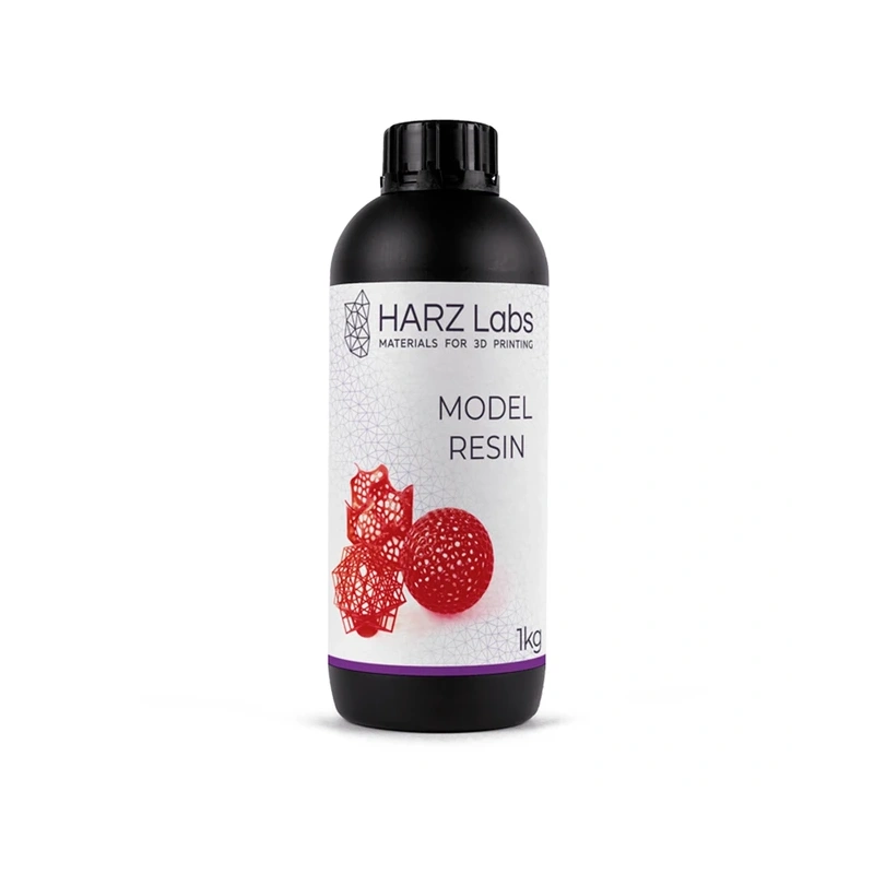 HARZ Labs Model Resin - фотополимерная смола, вишнёвый цвет, 1 кг | HARZ Labs (Россия)