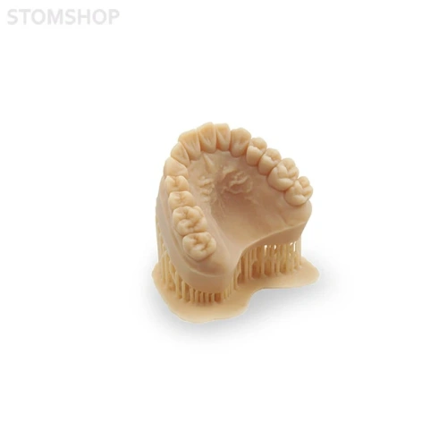 HARZ Labs Dental Model Beige - фотополимерная смола для печати моделей под термоформовку элайнеров и демонстрационных стоматологических моделей, цвет бежевый, 1 кг | HARZ Labs (Россия)