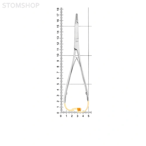 Иглодержатель хирургический прямой Mathieu-Olsen TC, длина 170 мм | HLW Dental Instruments (Германия)