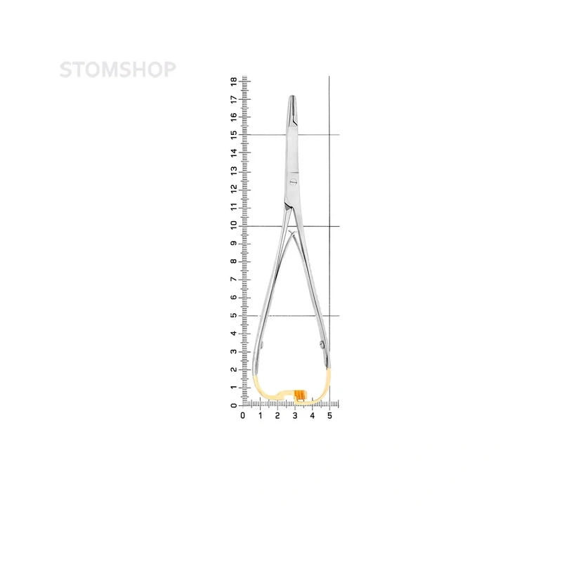 Иглодержатель хирургический прямой Mathieu-Olsen TC, длина 170 мм | HLW Dental Instruments (Германия)