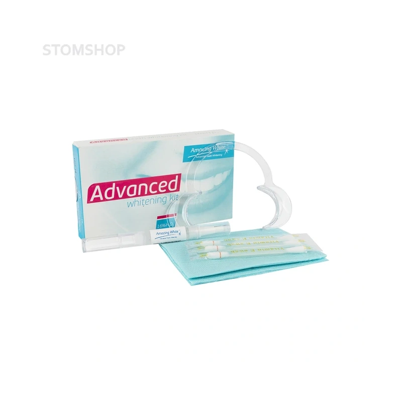 Amazing White Advanced 16% - набор для чувствительных зубов и экспресс-отбеливания | Amazing White (США)