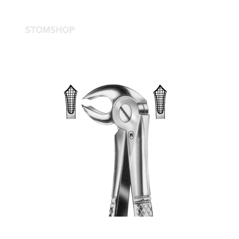 HSA 573-22 - щипцы для удаления нижних моляров, форма 22 | Karl Hammacher GmbH (Германия)