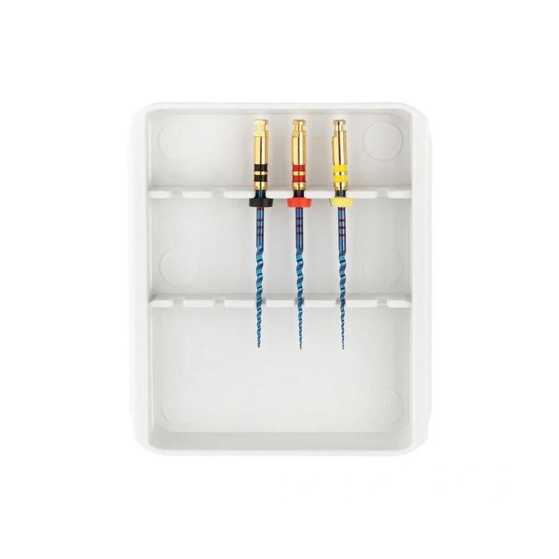 RCS Blue T Reciprocating - машинные файлы, размеры 20/06, 25/06, 40/06, длина 21 мм, 3 шт. | Ramo Medical (Китай)
