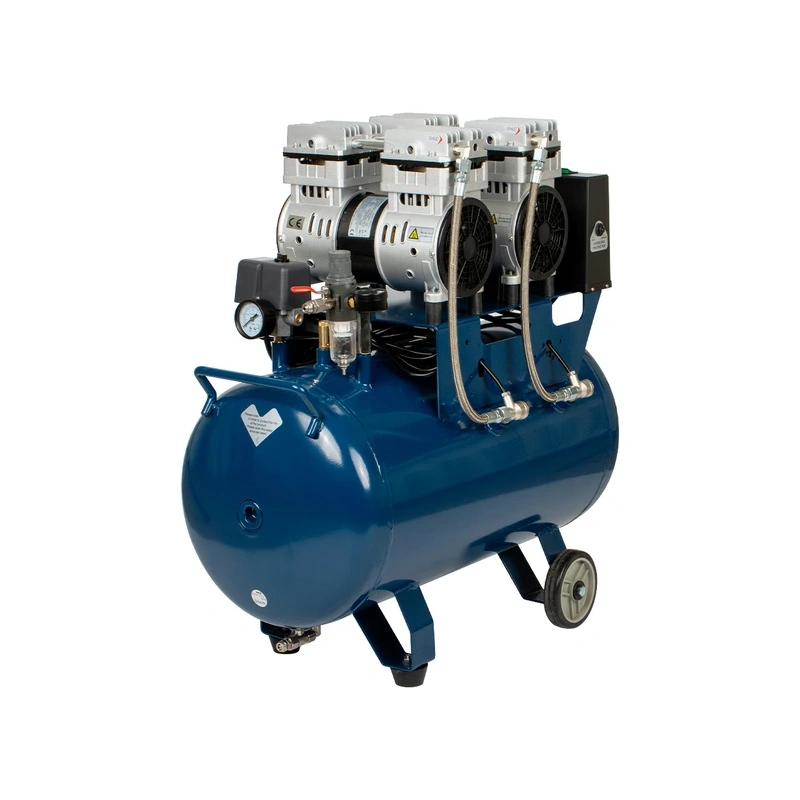 RA7002 - безмасляный компрессор без кожуха, производительность 160 л/мин, ресивер 50 л | Rocket Air (Китай)