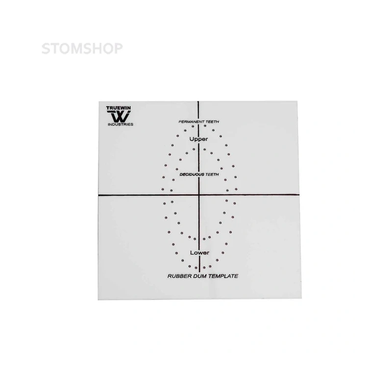 TW Rubber-Dam Set - набор для коффердама, с щипцами, клампами, рамкой и трафаретом в комплекте | Truewin (Пакистан)