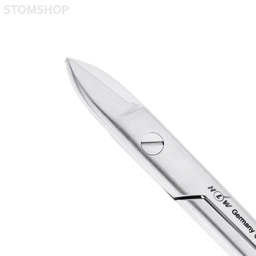 Ножницы коронковые прямые, 100 мм, зубчатые | HLW Dental Instruments (Германия)