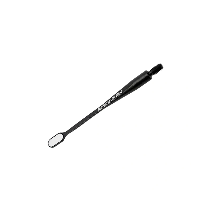BLACK MICROflex ultra - стоматологическое ультраяркое микрозеркало с гнущейся ручкой, антибликовое DLC-покрытие, овальная форма, 3х6 мм | Hahnenkratt (Германия)