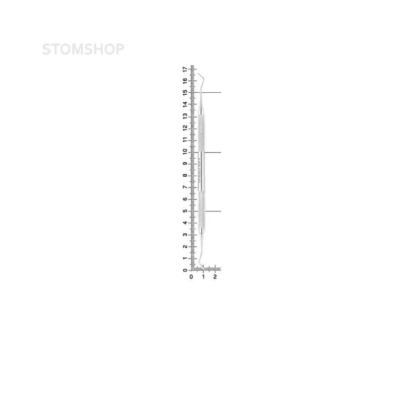 Гладилка обратная, жесткая, с острым краем (29-19) | HLW Dental Instruments (Германия)