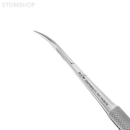Ножницы хирургические изогнутые Castroviejo-Gomel TC, 140 мм | HLW Dental Instruments (Германия)
