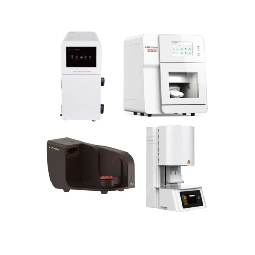 Комплект: 5-осевой фрезерный станок для сухой обработки Philden S500 + зуботехническая вытяжка Philden R-402 + печь для синтеризации циркония CDM Model L SIC + лабораторный 3D-сканер hilden РD-З Lab Scanner