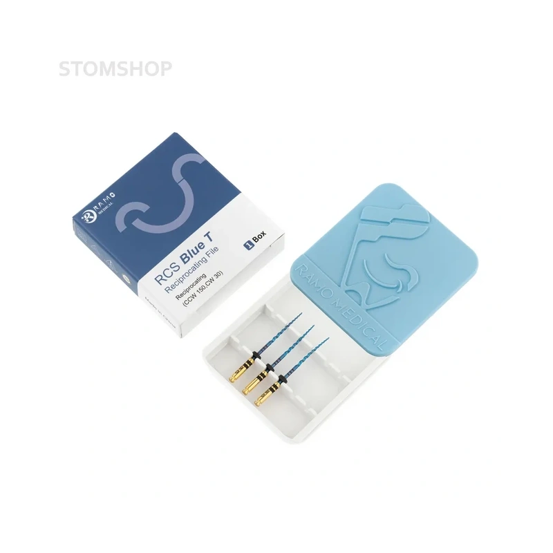 RCS Blue T Reciprocating - машинные файлы, размер 40/06, длина 25 мм, 3 шт. | Ramo Medical (Китай)