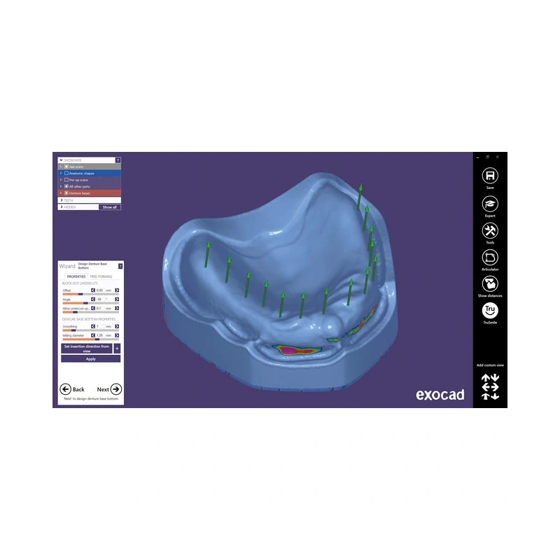 Exocad Full Denture Module - модуль для создания полносъемных протезов | Exocad (Германия)