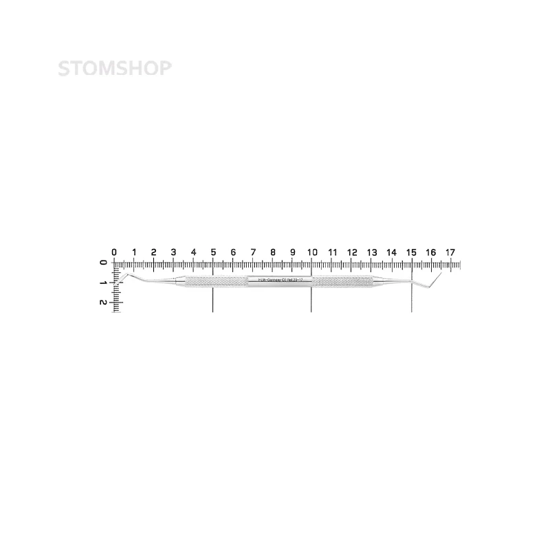 Гладилка обратная, жесткая, с острым краем (29-17) | HLW Dental Instruments (Германия)