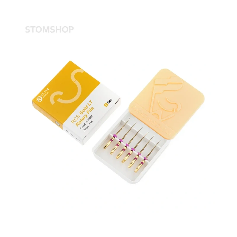 RCS Gold LT Rotary - машинные файлы, размер S1, длина 25 мм, 6 шт. | Ramo Medical (Китай)