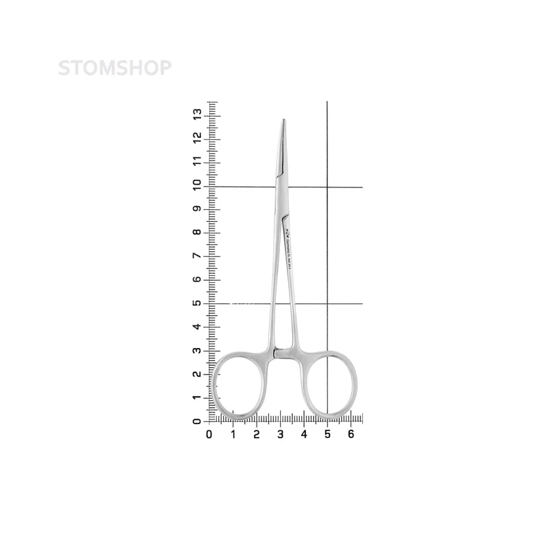 Зажим изогнутый Halstead-Mosquito, 12,5 см | HLW Dental Instruments (Германия)
