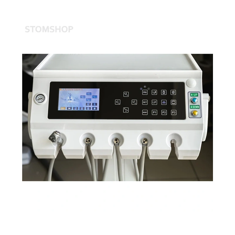 AY-A 4800 Cart - стоматологическая установка с подкатным модулем врача и сенсорным управлением, нижняя подача инструментов | Anya (Китай)