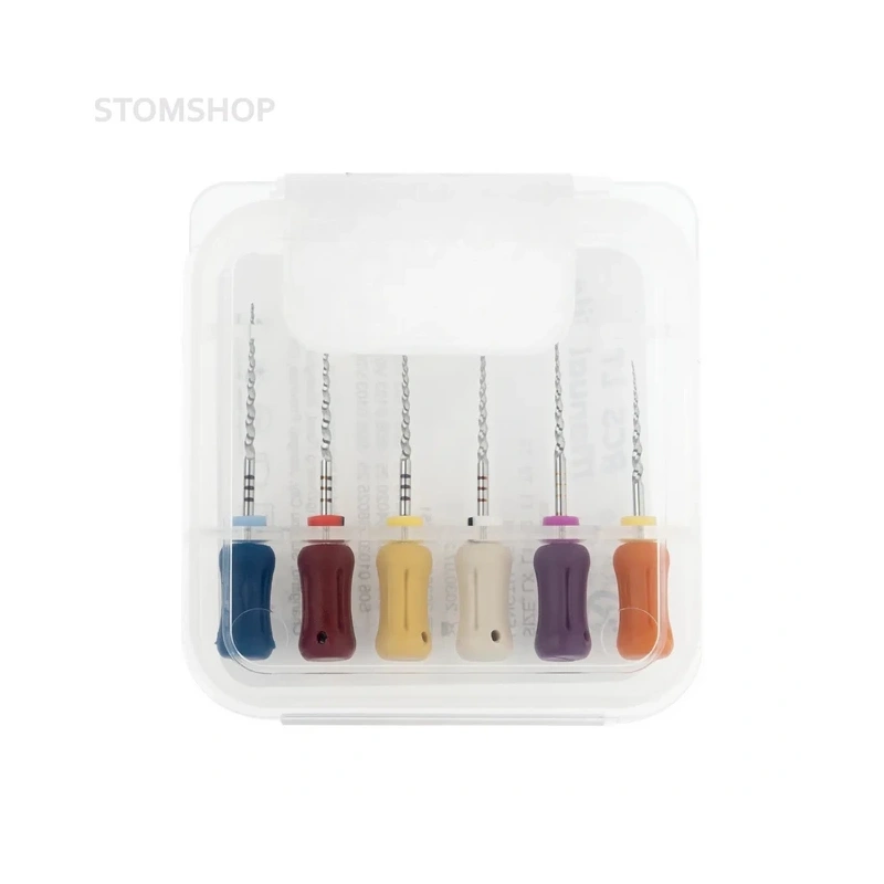 RCS LT - ручные файлы, размеры LX, L1, L2, T1, T2, T3, длина 31 мм, 6 шт. | Ramo Medical (Китай)