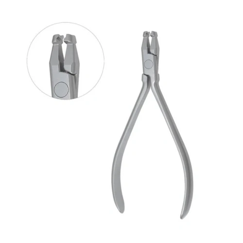 YDM Ever Fine 446 Step 3/4mm - щипцы ортодонтические для изгибов проволоки с фиксированным шагом 0.75 мм, длина 140 мм | YDM (Япония)